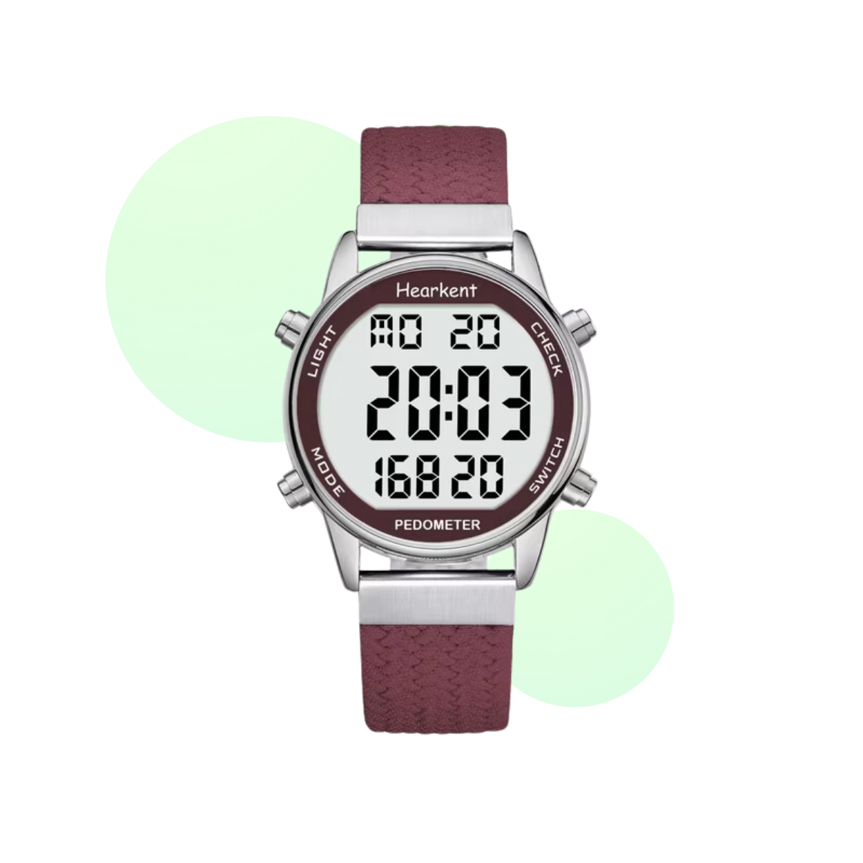 Montre Podomètre Hearkent Suivez Vos Pas et Calories Brûlées