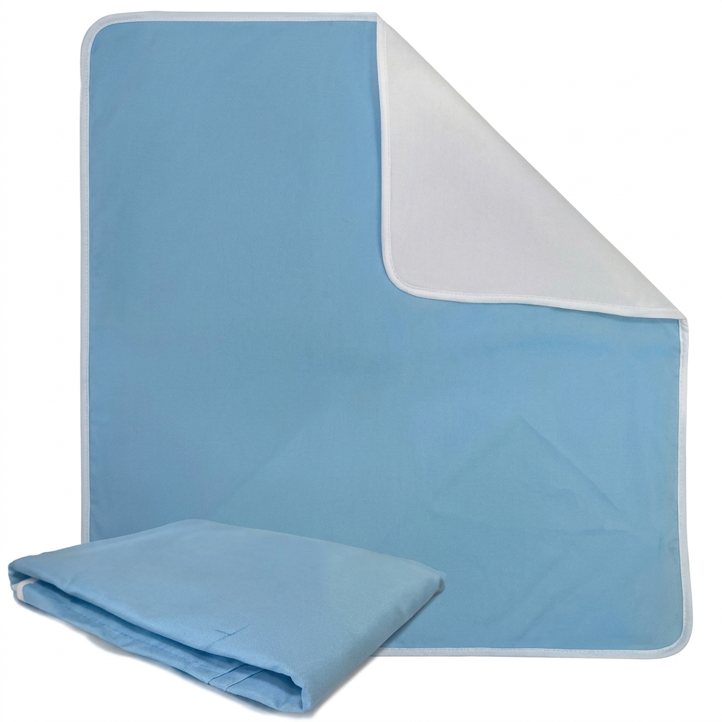 Alèse d'Incontinence Lavable et Respirante en Coton Réutilisable Imperméable & Absorbante