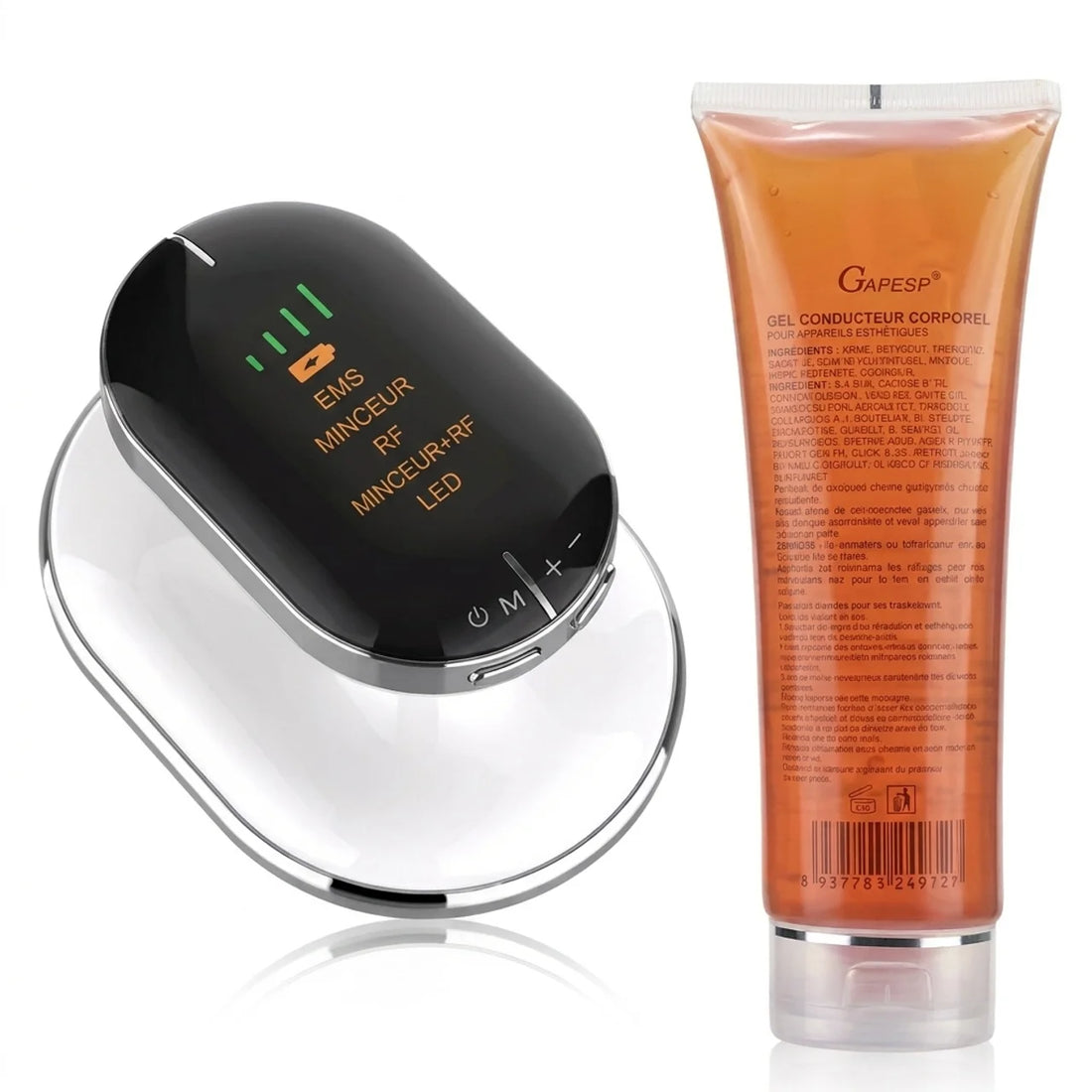 Appareil Anti Cellulite EMS & RF 4 en 1 Remodelage Corporel & Raffermissement LED