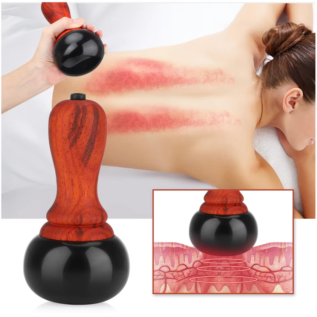 Appareil de massage chauffant Gua Sha