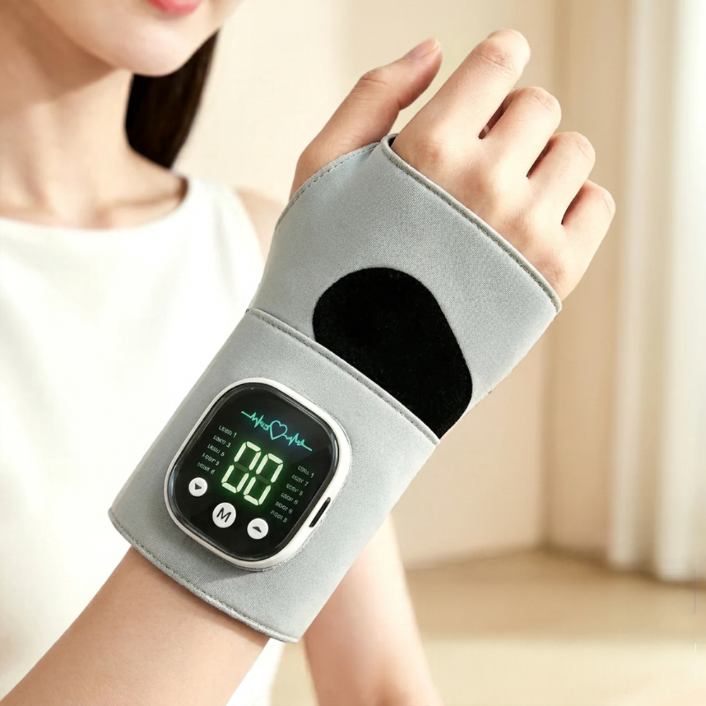 Masseur de Poignet EMS Intelligent 10 Modes & 29 Intensités