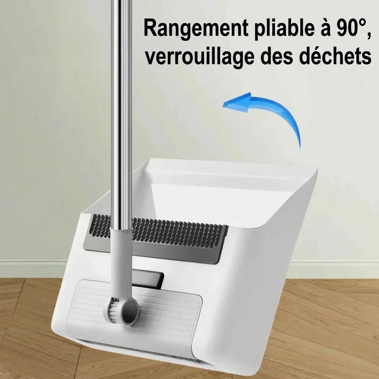 Balai & Pelle à Manche Long Kit de Nettoyage Ergonomique