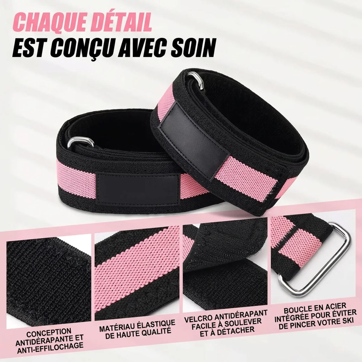 Bandes Élastique d'Entraînement BFR pour Fessiers & Cuisses pour Squat