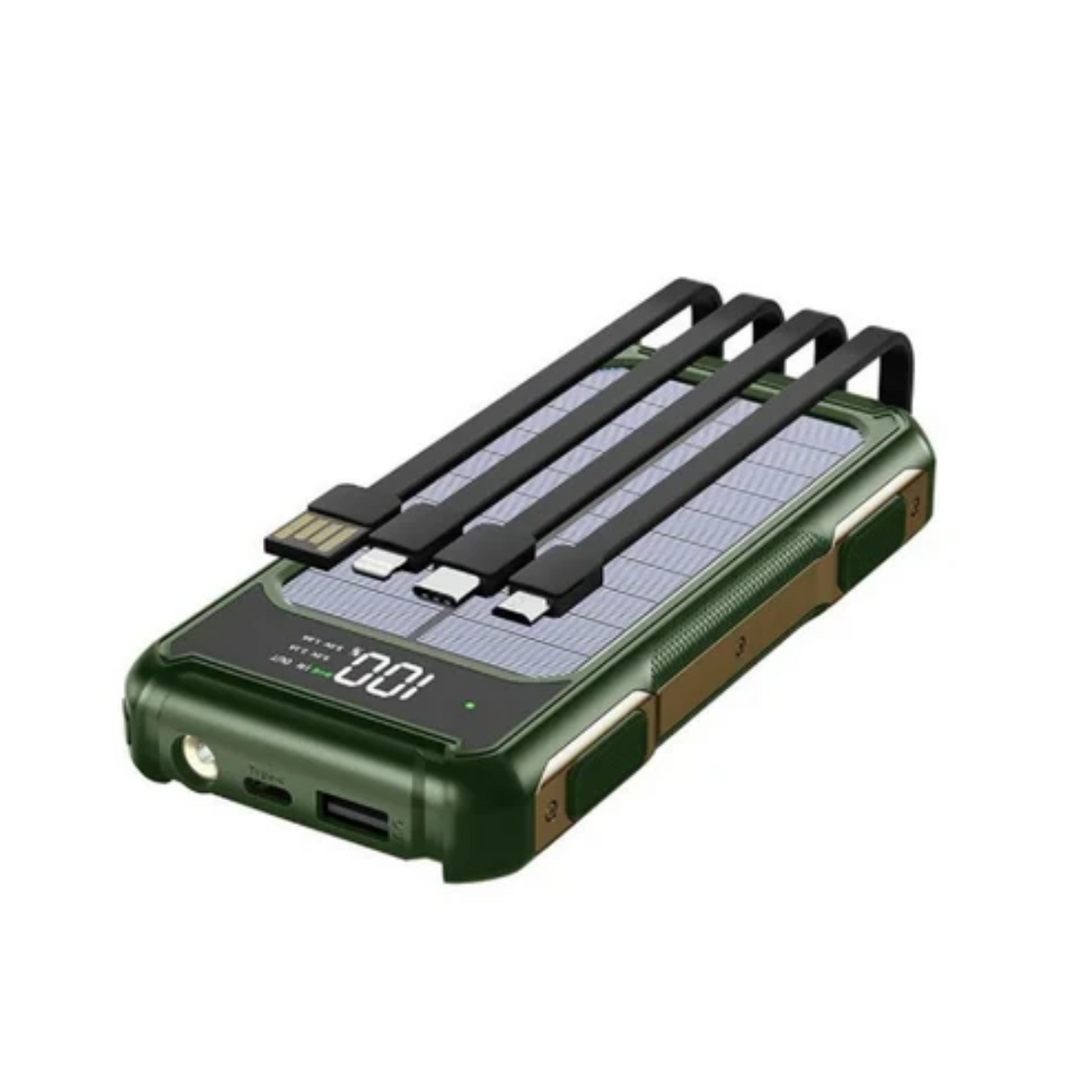 Batterie Externe Solaire 4-en-1