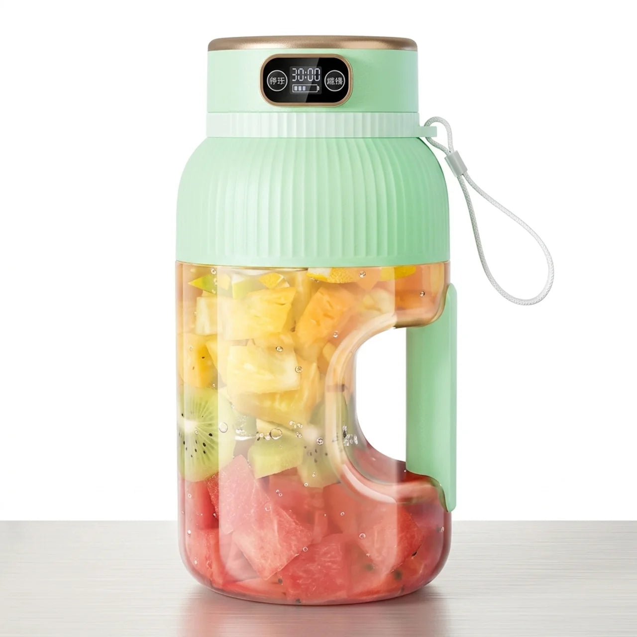 Blender Portable Grande Capacité Gourde pour Smoothie Écran Digital