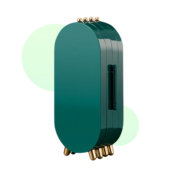 Boîte de Rangement Pliable pour Bijoux avec Miroir
