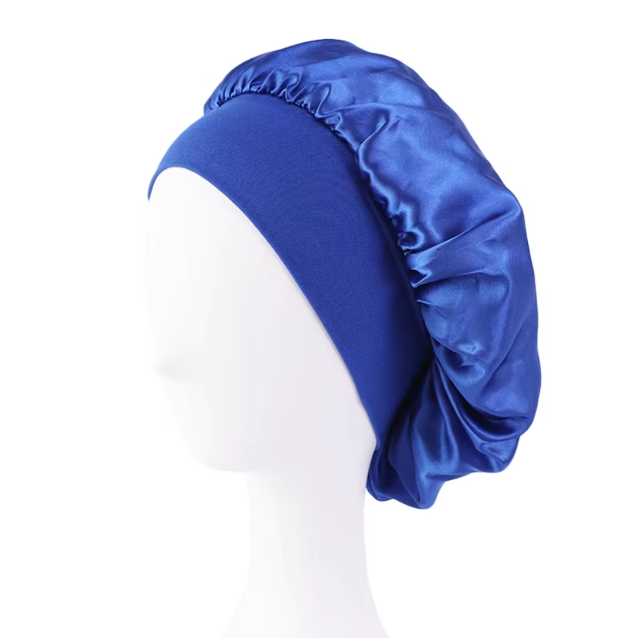 Bonnet en Satin Large Bande