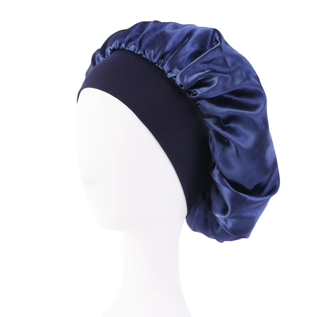 Bonnet en Satin Large Bande