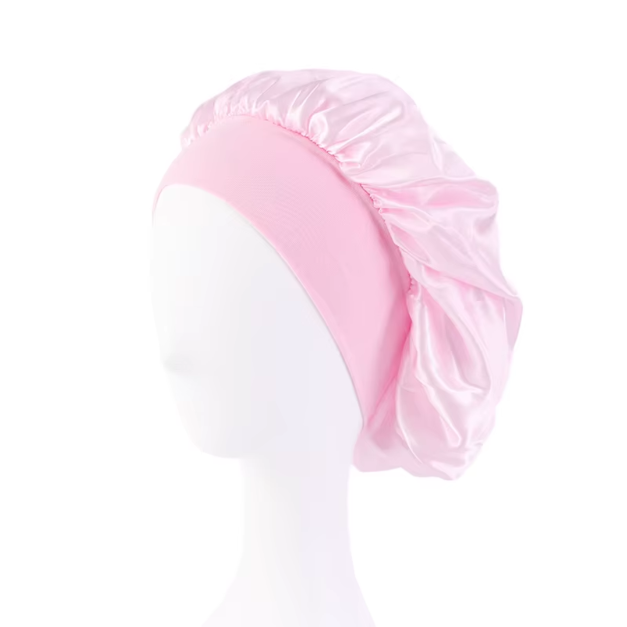 Bonnet en Satin Large Bande