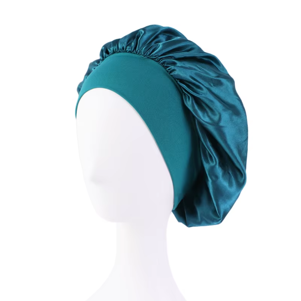 Bonnet en Satin Large Bande