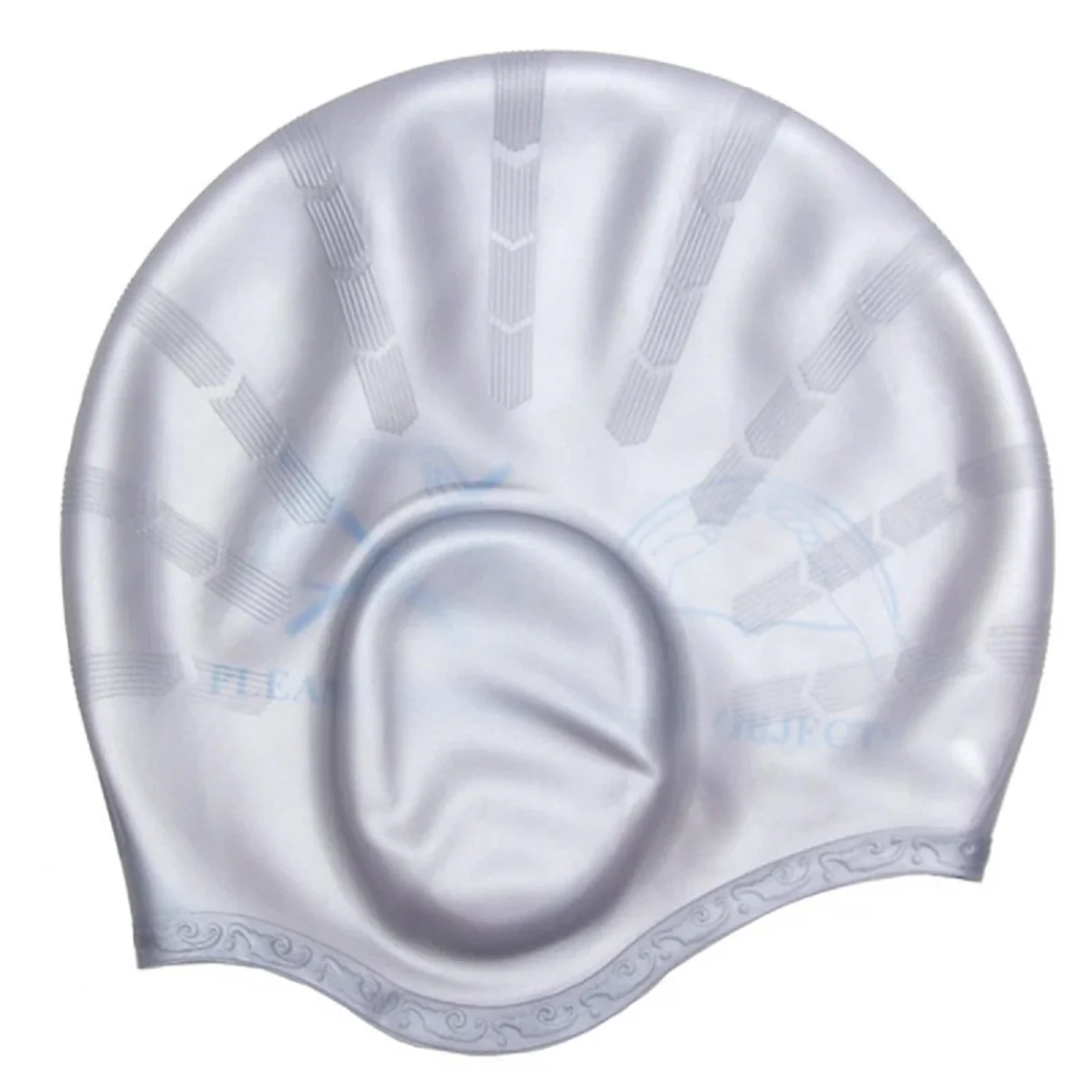 Bonnet de Bain en Silicone Étanche Protection Oreilles Antidérapant
