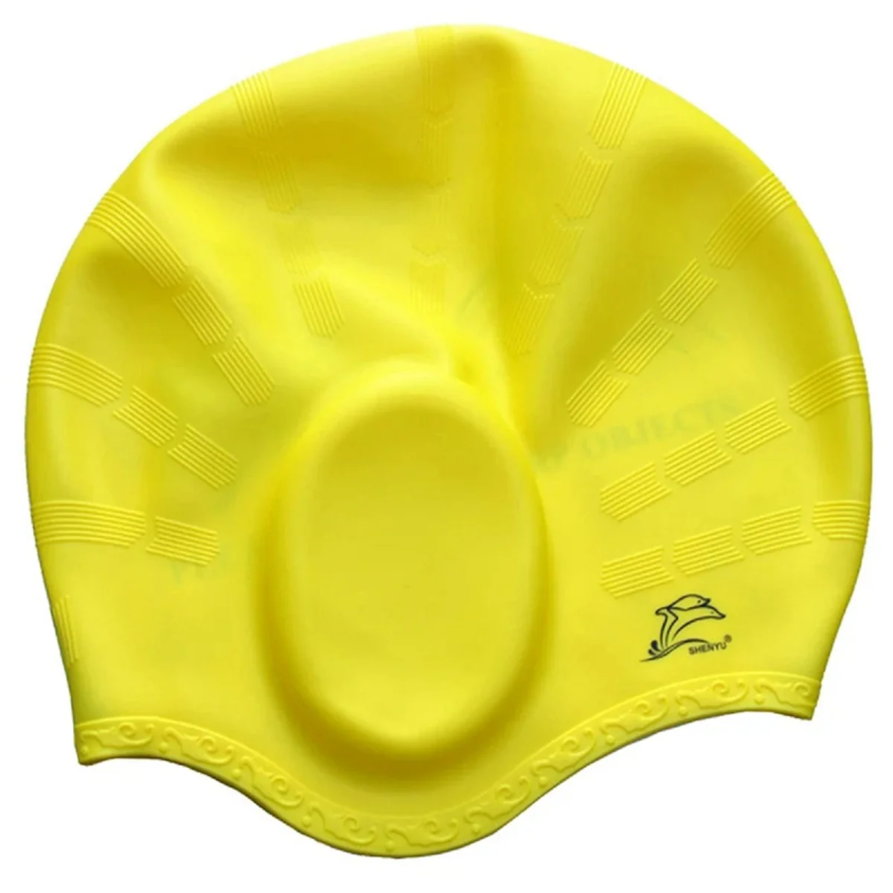 Bonnet de Bain en Silicone Étanche Protection Oreilles Antidérapant