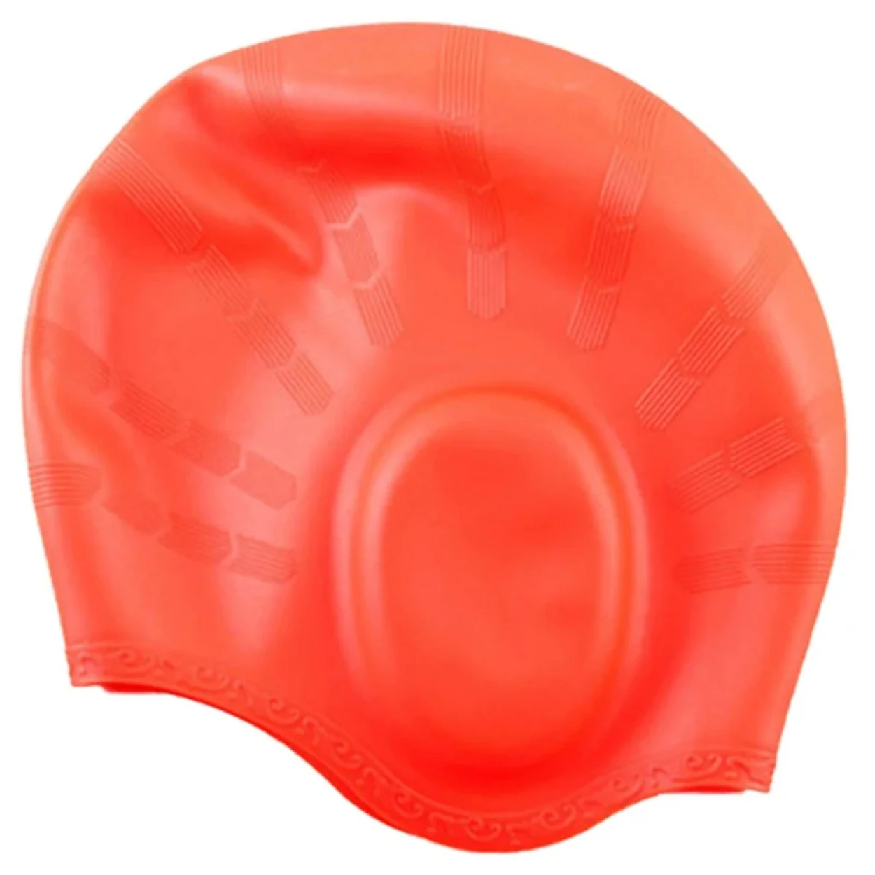 Bonnet de Bain en Silicone Étanche Protection Oreilles Antidérapant