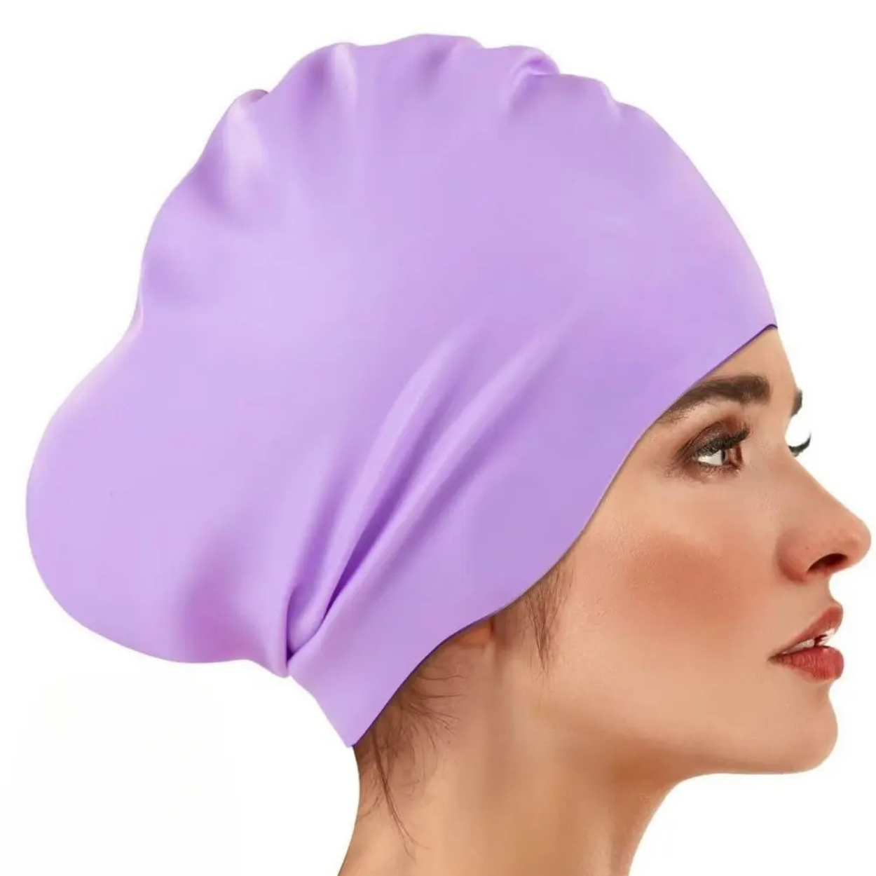 Bonnet de bain XL pour cheveux longs
