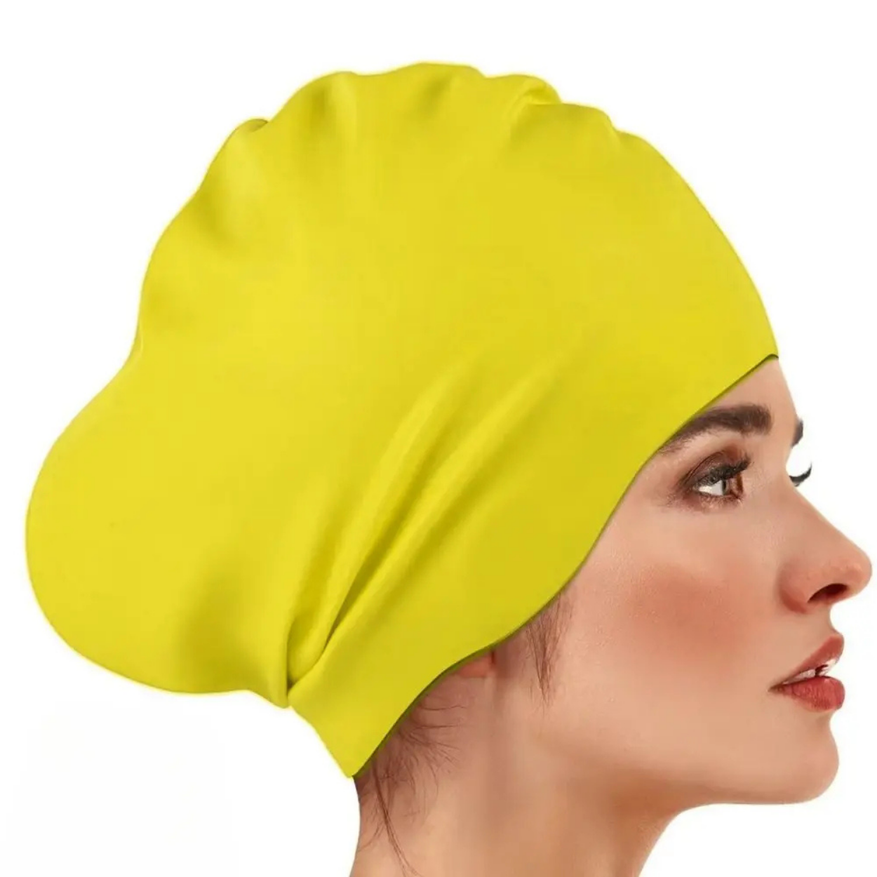 Bonnet de bain XL pour cheveux longs