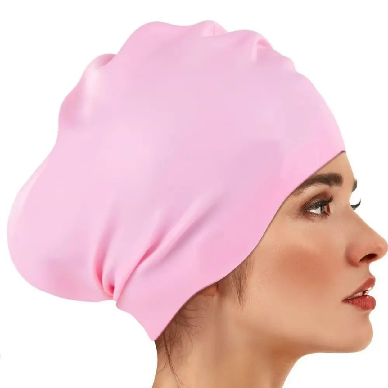 Bonnet de bain XL pour cheveux longs