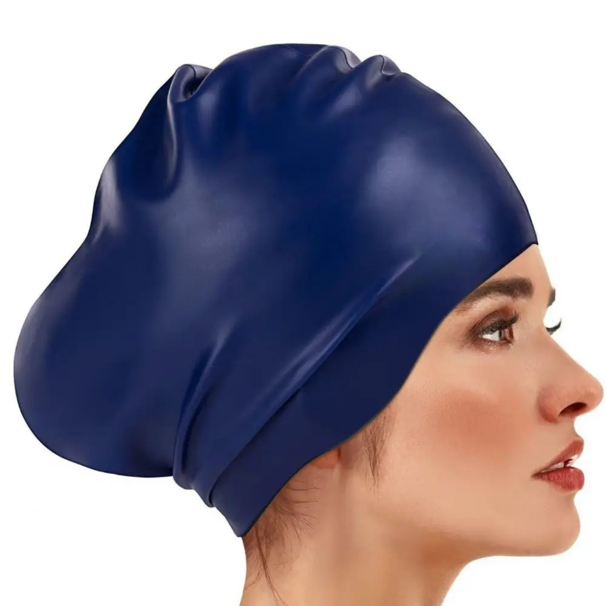 Bonnet de bain XL pour cheveux longs