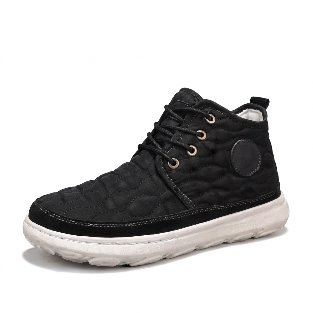 Bottines d'Hiver Matelassées Fourrées Chaleur Style et Confort