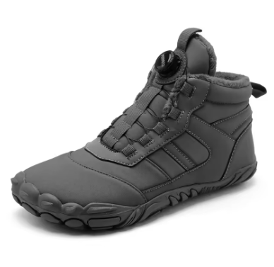 Bottines de Neige Barefoot Chaudes & Imperméables avec Laçage Rapide à Molette
