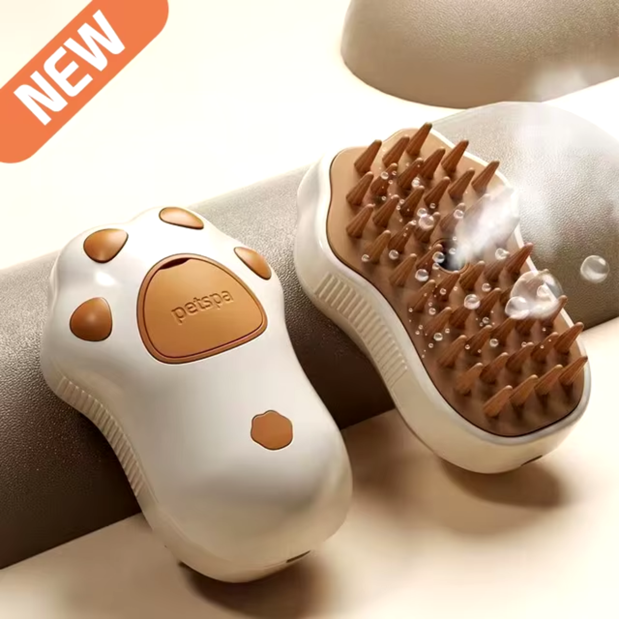 Brosse de Massage Spray pour Chiens & Chats