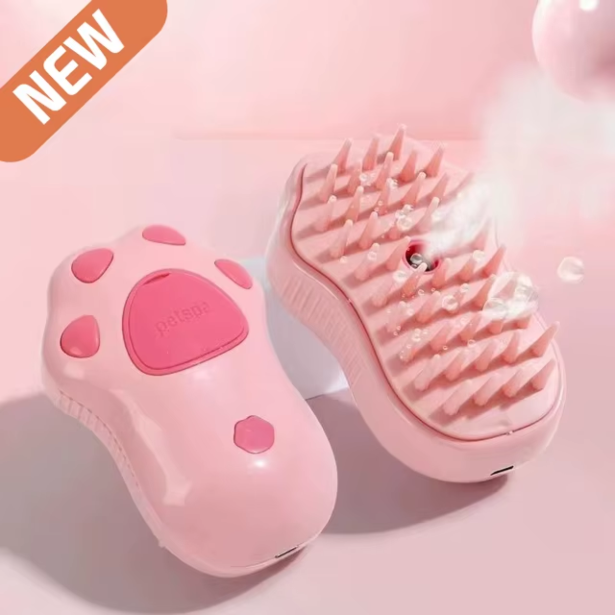 Brosse de Massage Spray pour Chiens & Chats