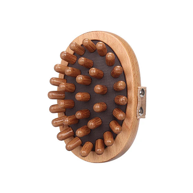 Brosse Massage Anti Cellulite Bois