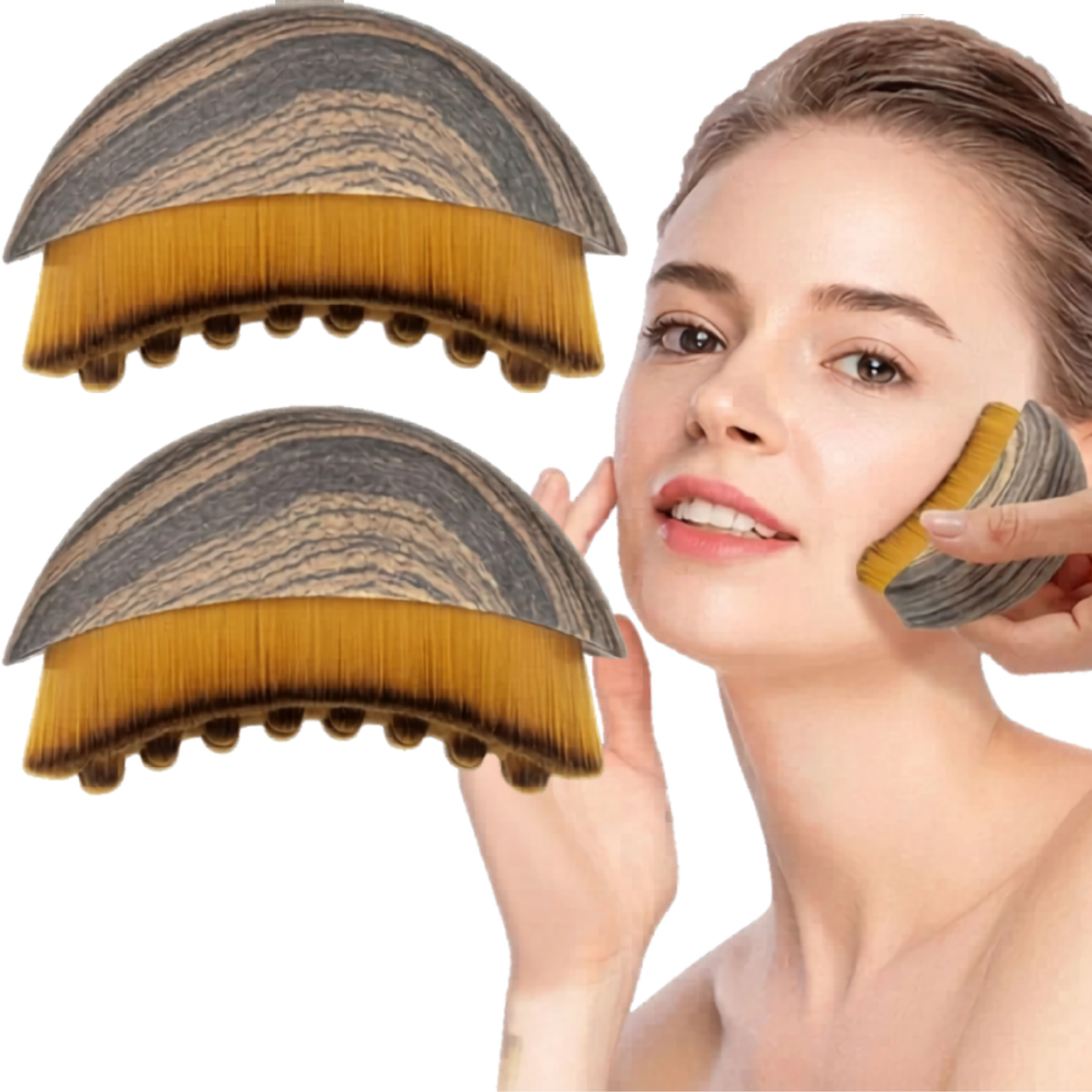 Brosse de Drainage Lymphatique Visage & Mâchoire