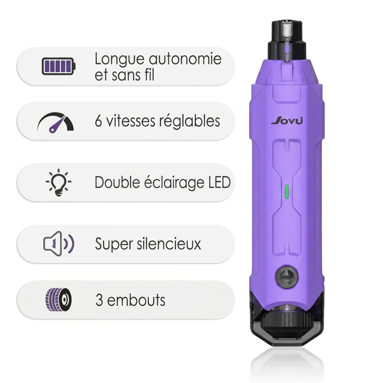 Broyeur d’Ongles Électrique Pour Chien