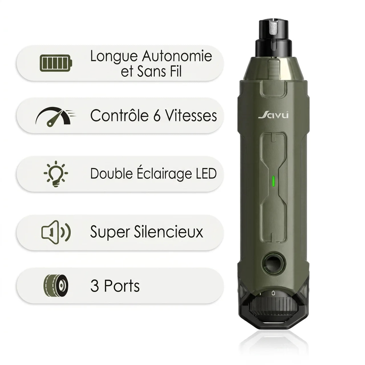 Broyeur d’Ongles Électrique Pour Chien