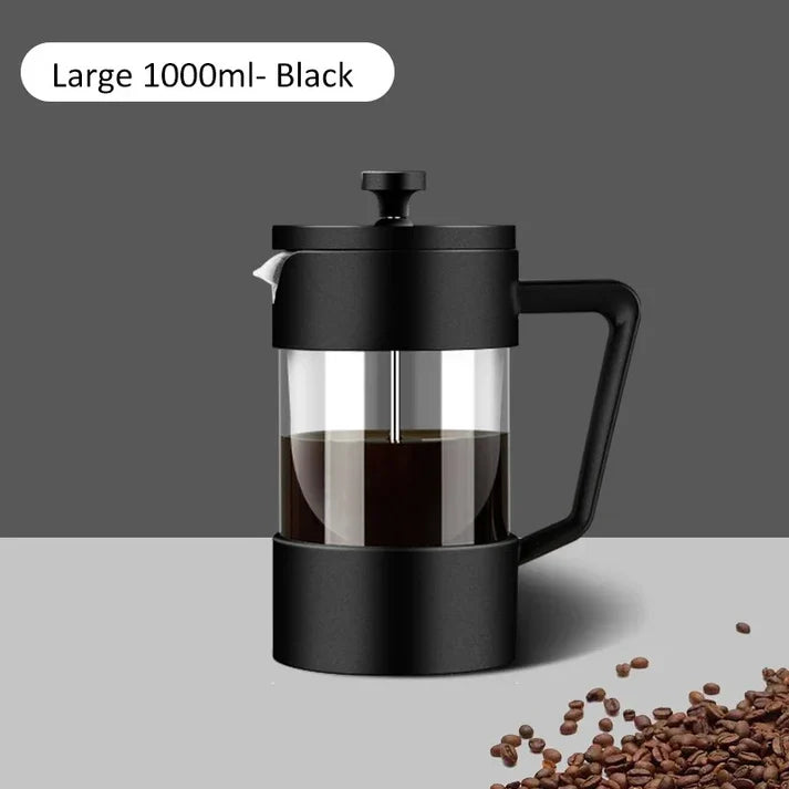 Cafetière à Piston Presse Française Verre Borosilicate Premium