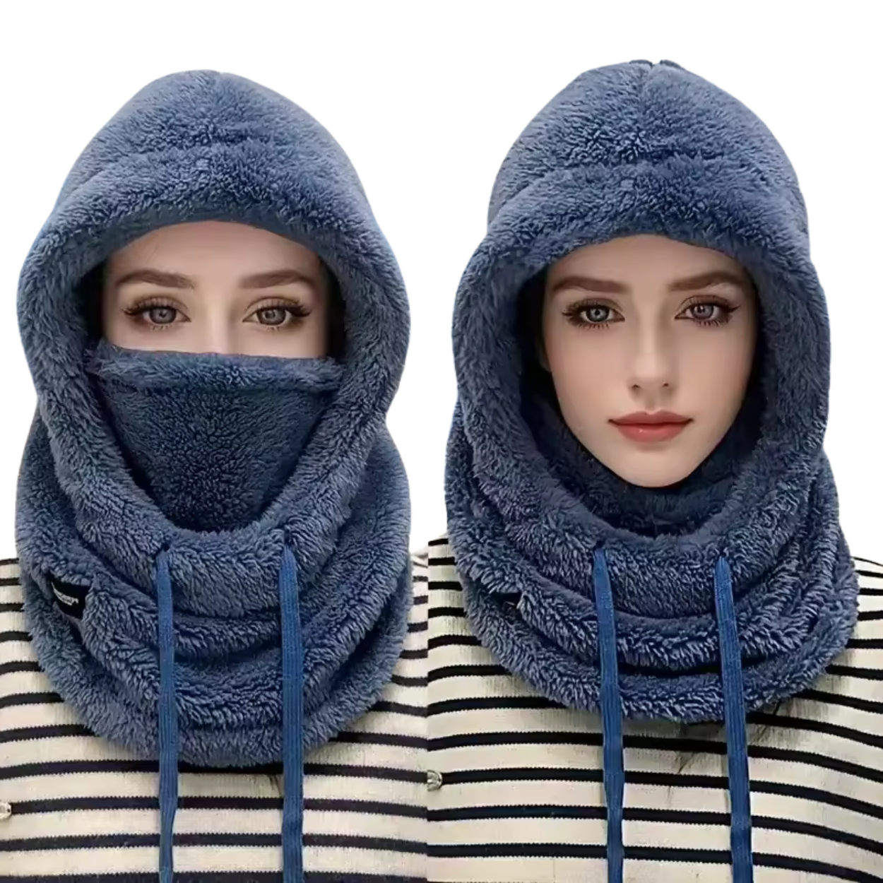 Cagoule Thermique 3-en-1 d'Hiver