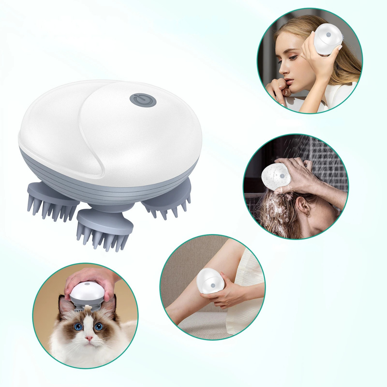 CalmPaws™ Masseur Électrique 3D pour Chats et Chiens