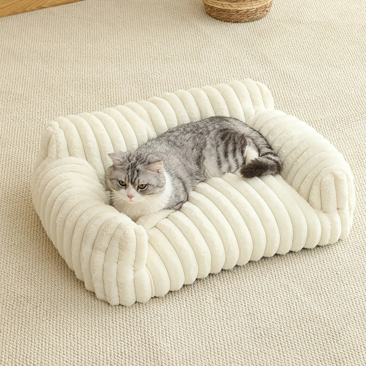 Canapé Orthopédique pour Chat Ultra Moelleux