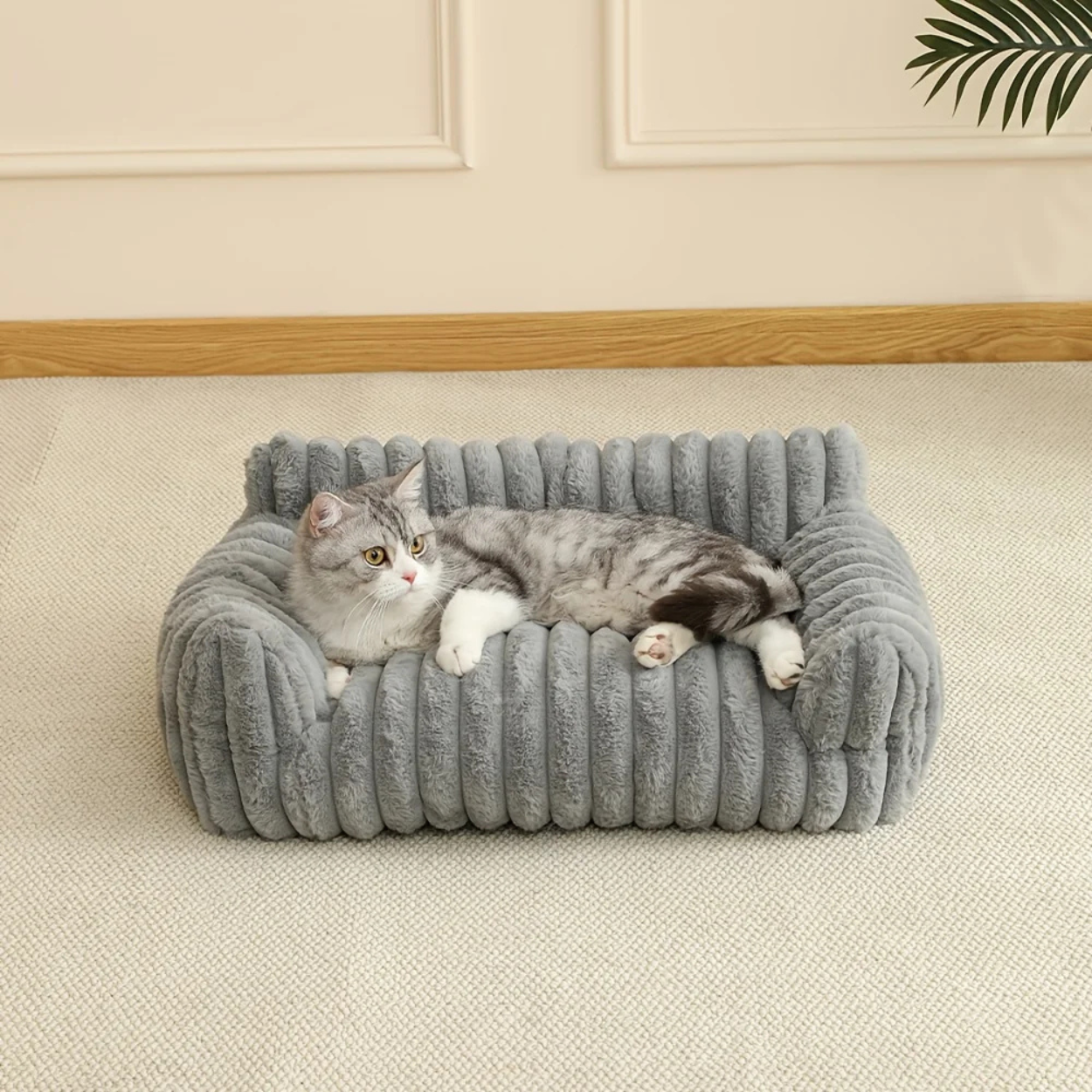 Canapé Orthopédique pour Chat Ultra Moelleux