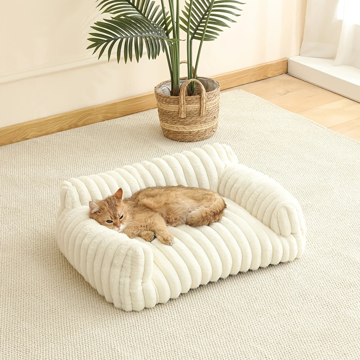 Canapé Orthopédique pour Chat Ultra Moelleux