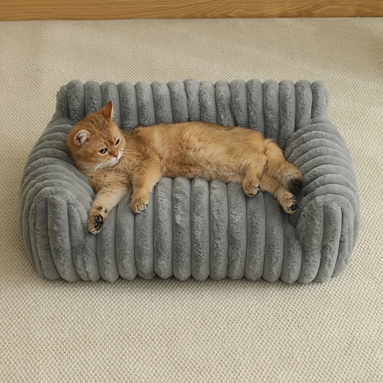 Canapé Orthopédique pour Chat Ultra Moelleux