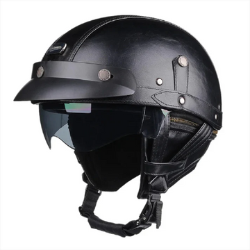 Casque Moto Demi-Jet Rétro