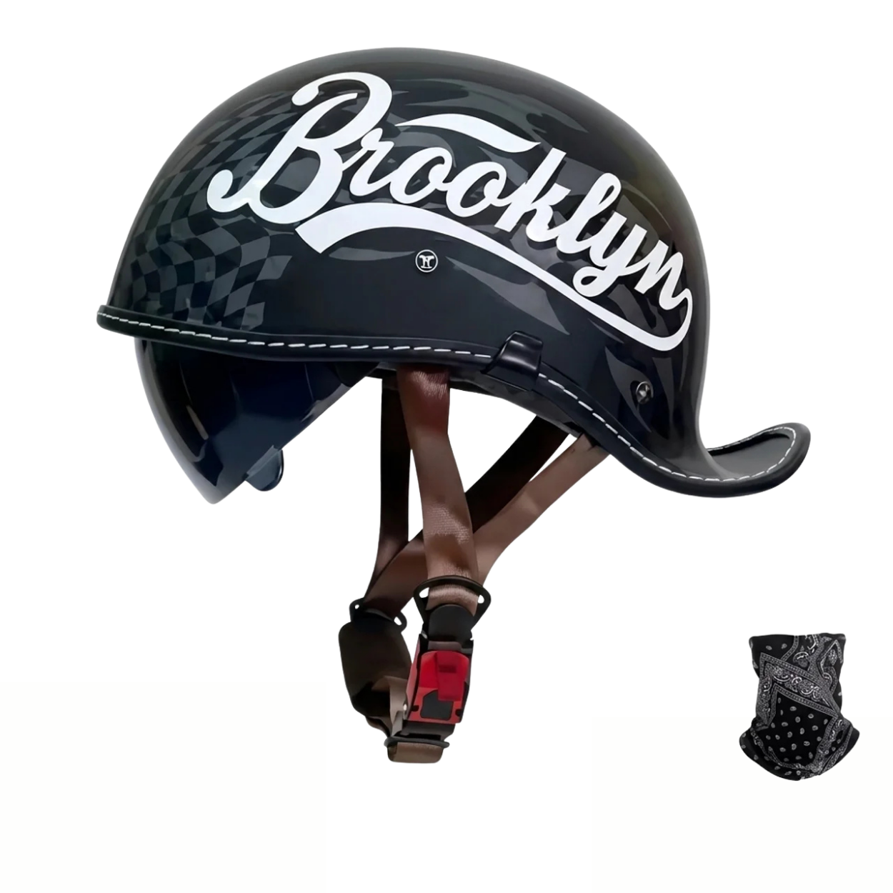 Casque Moto Vintage Style Custom Biker