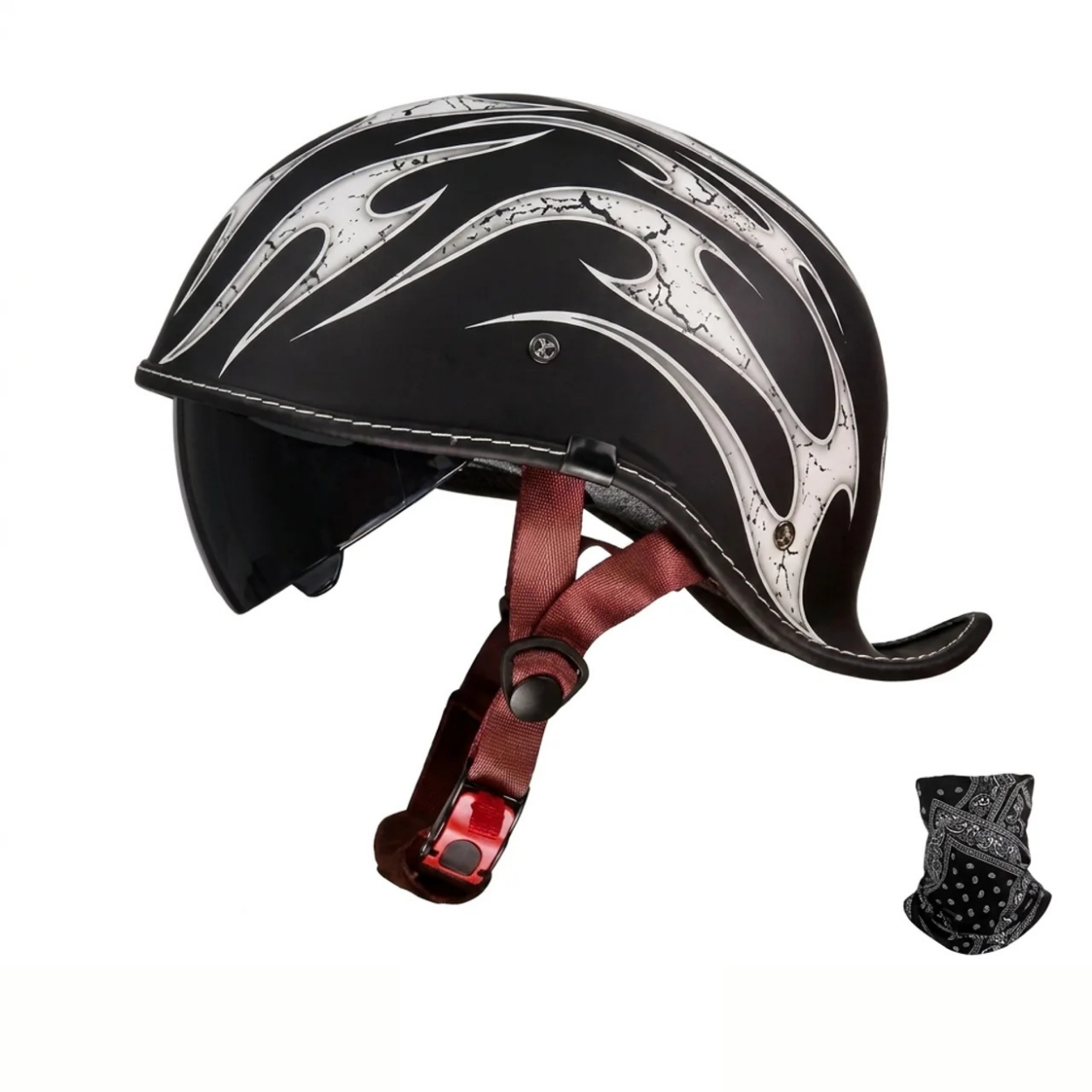 Casque Moto Vintage Style Custom Biker