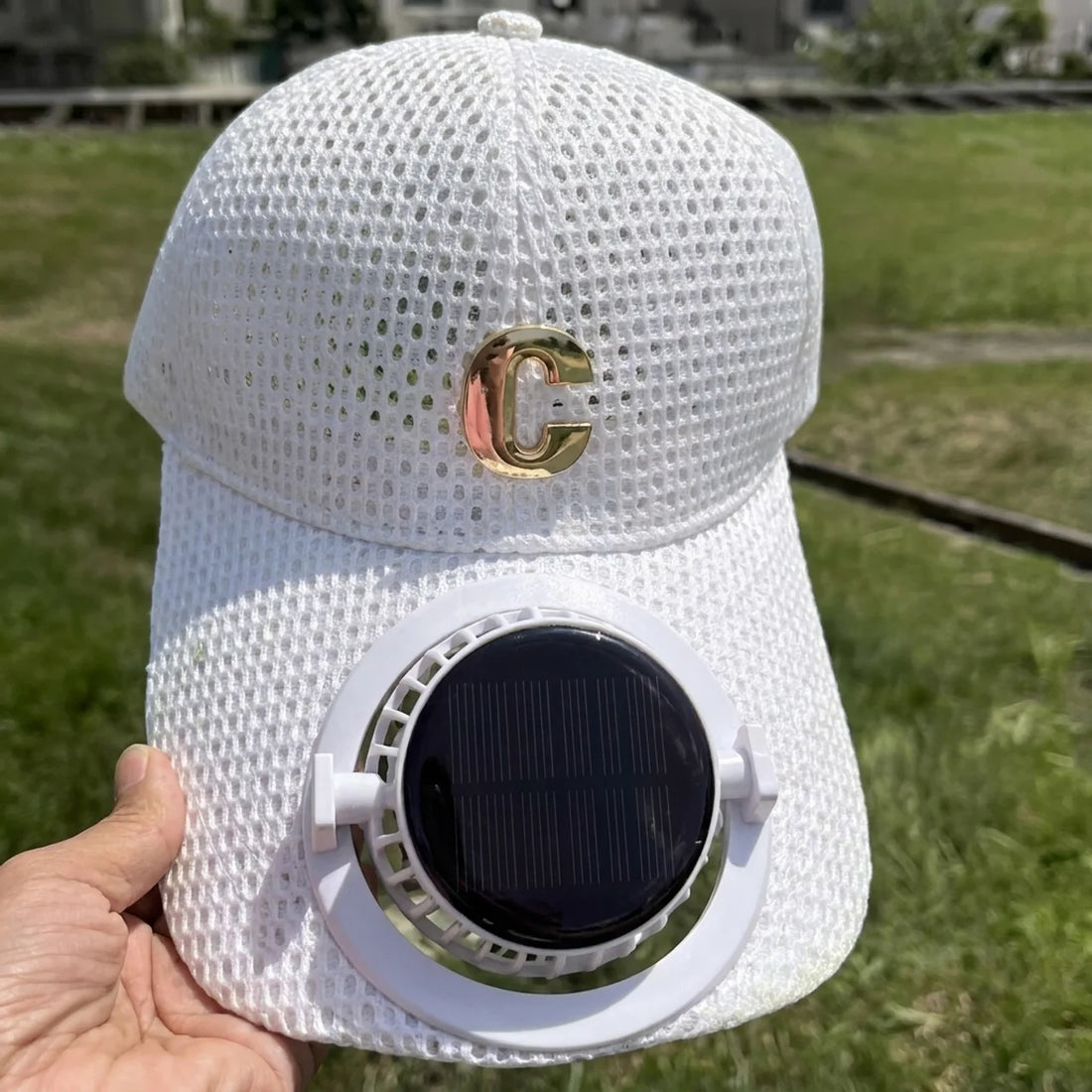 Casquette Ventilateur Solaire Rechargeable