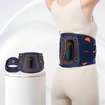 Ceinture Lombaire Chauffante et Massante Masseur Dos Lumière Rouge