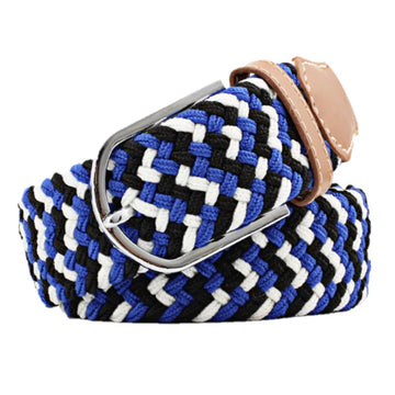 Ceinture Tressée Élastique Unisexe Multicolore