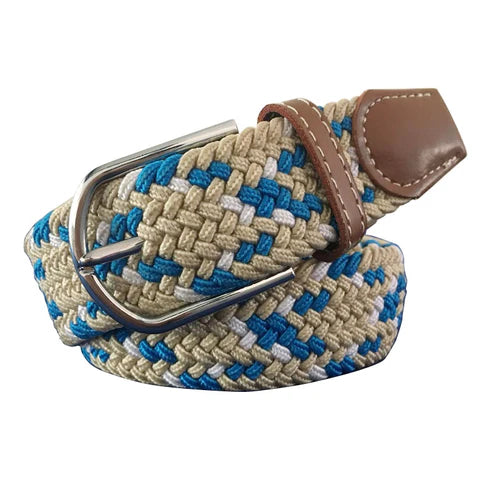 Ceinture Tressée Élastique Unisexe Multicolore