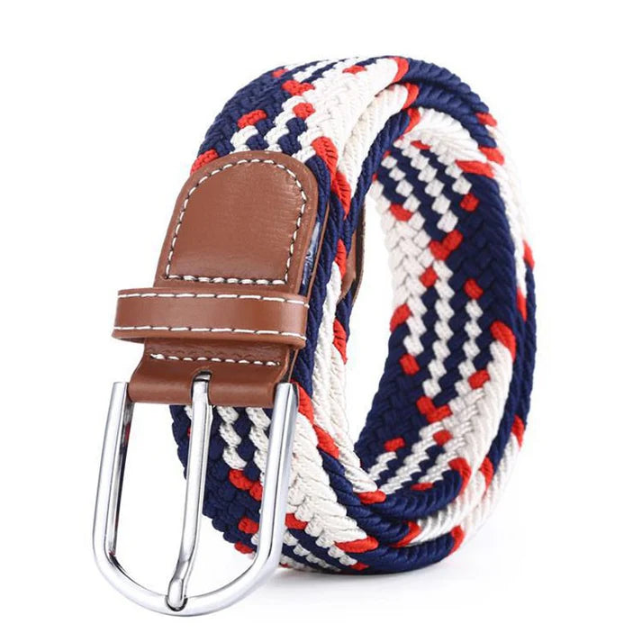 Ceinture Tressée Élastique Unisexe Multicolore