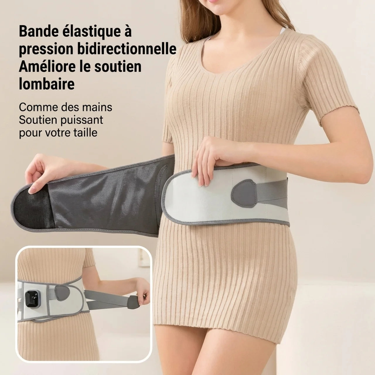 Ceinture Massage EMS Chauffante