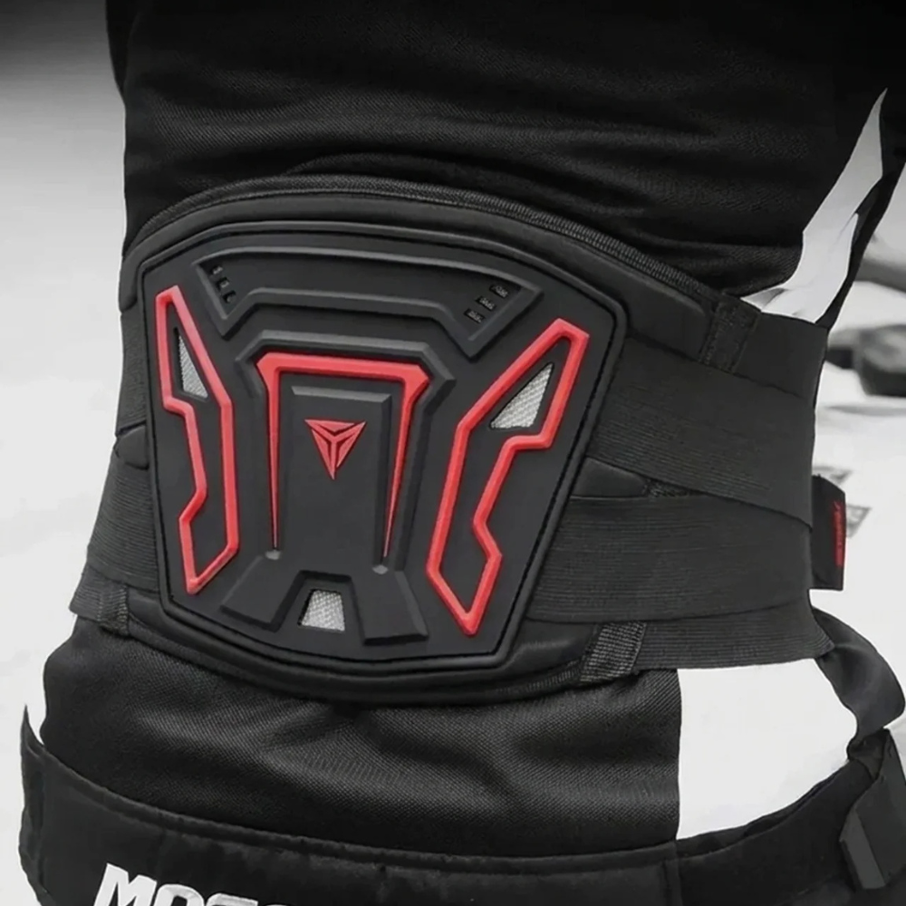 Ceinture lombaire moto réglable et respirante Protection dorsale pour motocross et longs trajets