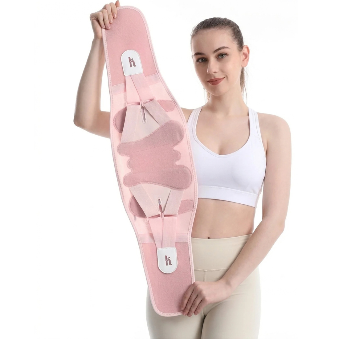 Ceinture lombaire réglable et respirante Soutien du dos avec renforts et double serrage