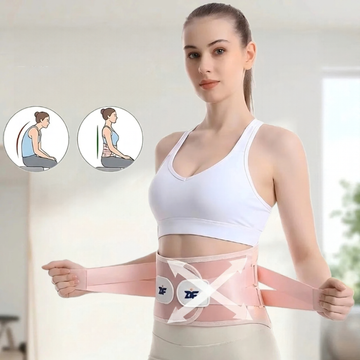 Ceinture lombaire réglable et respirante Soutien du dos avec renforts et double serrage