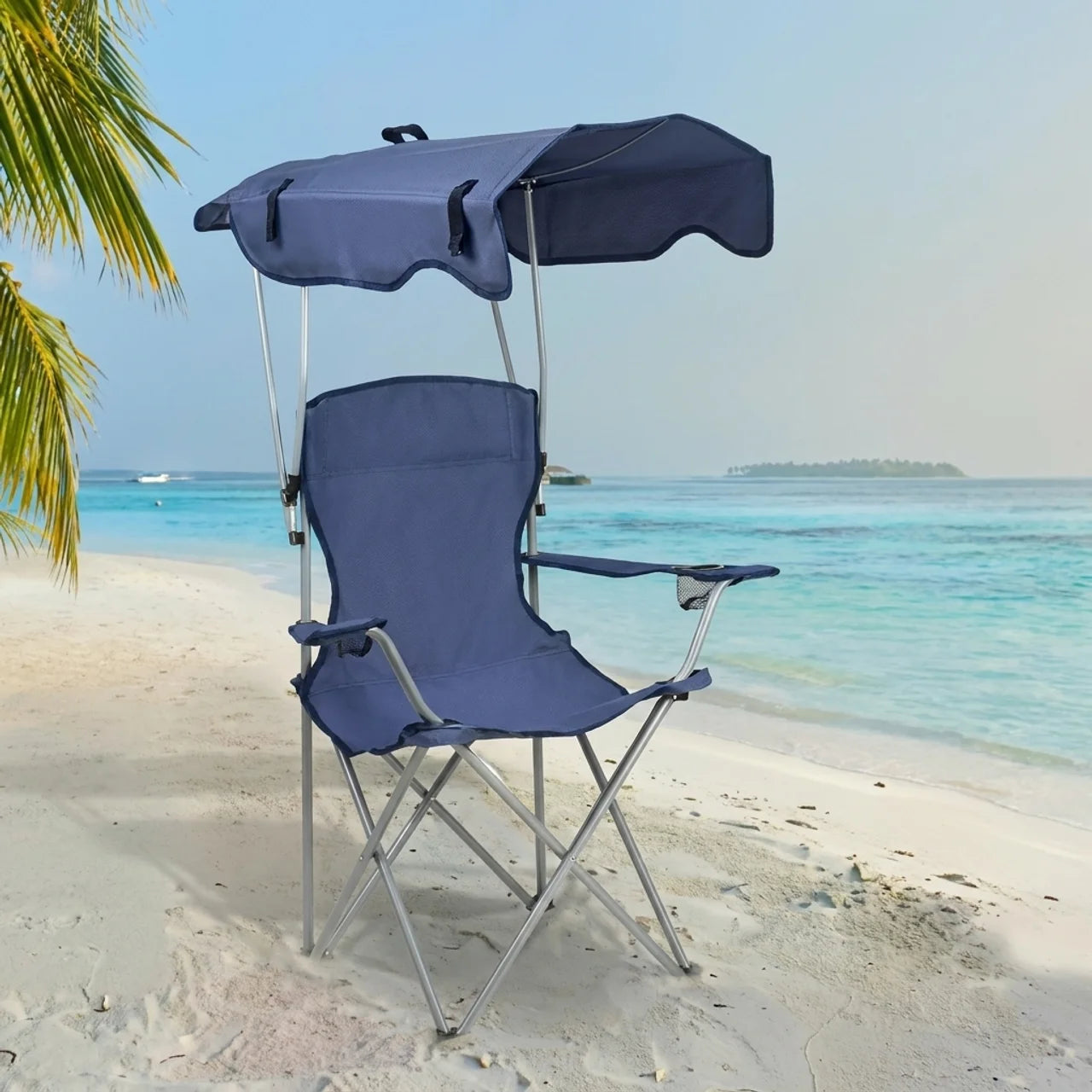 Chaise Pliante Pare-Soleil Camping