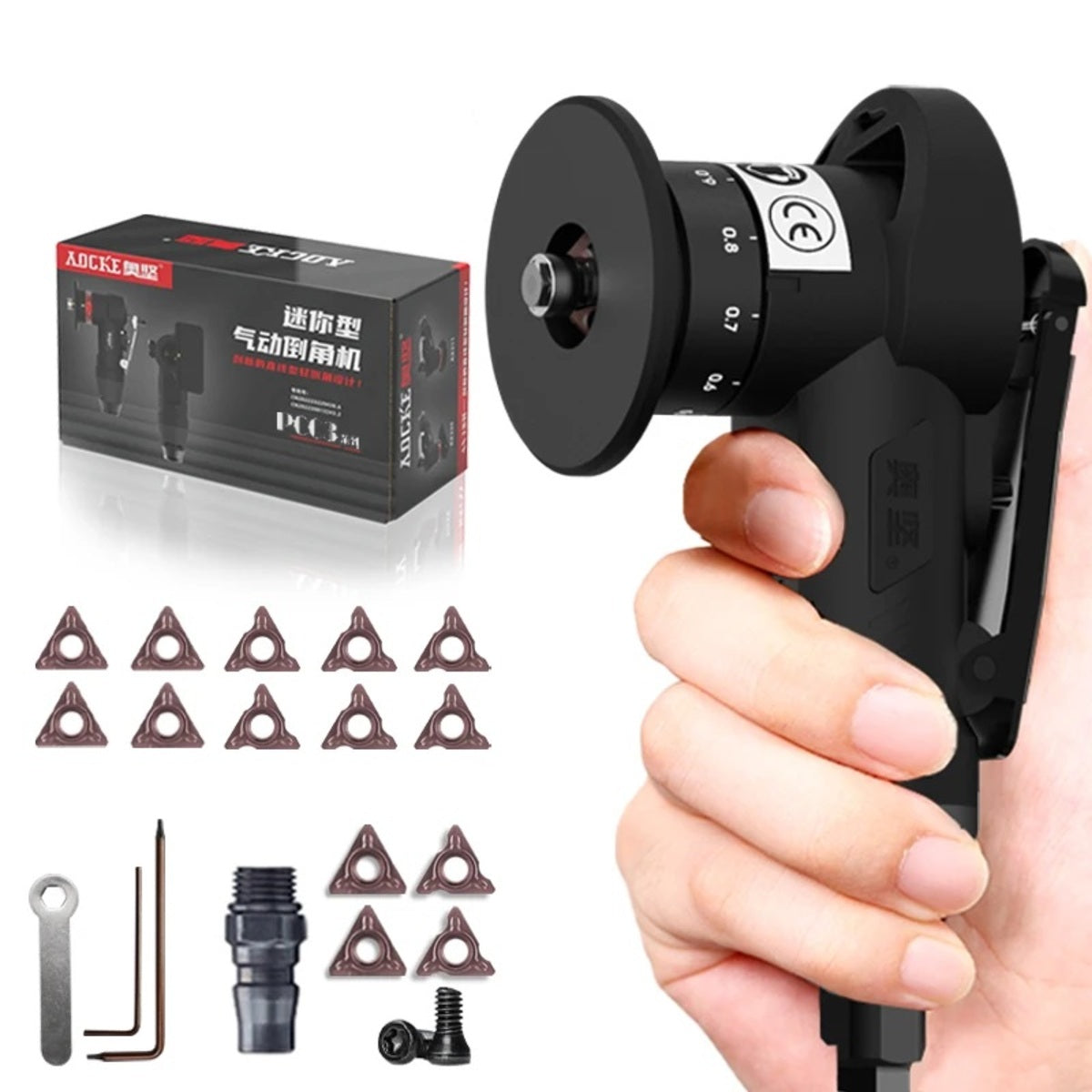 Chanfreineuse Pneumatique 45° Métal